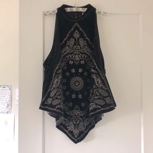 Free people bandanna top